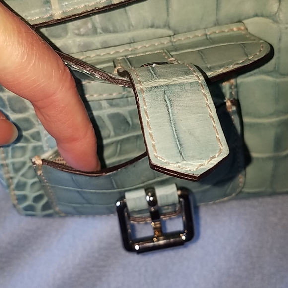 COPY - Beautiful Seafoam Green Dooney & Bourke Purse - Picture 4 of 9